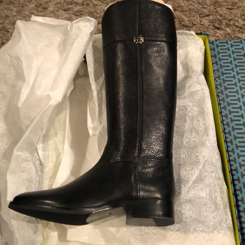 Tory Burch Jolie Wide calf riding boots